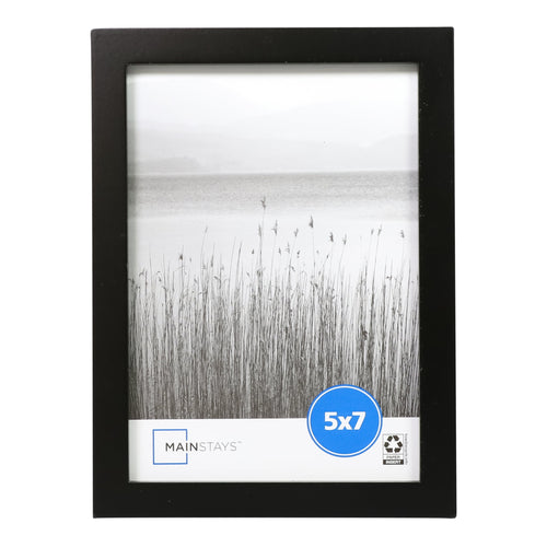 (2 pack) – 5x7 Picture Frame – Black Linear Program Tabletop Photo Frame